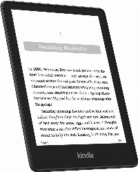 eBook четец Kindle Paperwhite Signature Edition, 6.8", 32GB, 2021, 11 генерация, IPX8, Черен