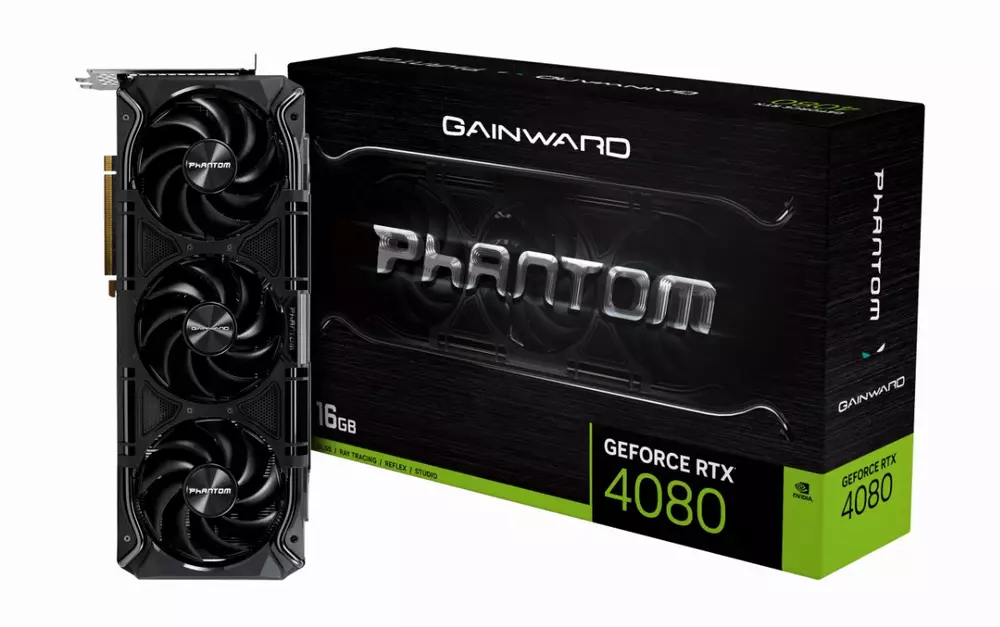 Видео карта Gainward GeForce RTX 4080 Phantom 16GB GDDR6X