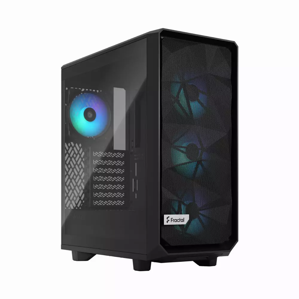Кутия Fractal Meshify 2 Compact RGB Black TG Light - FD-C-MES2C-06