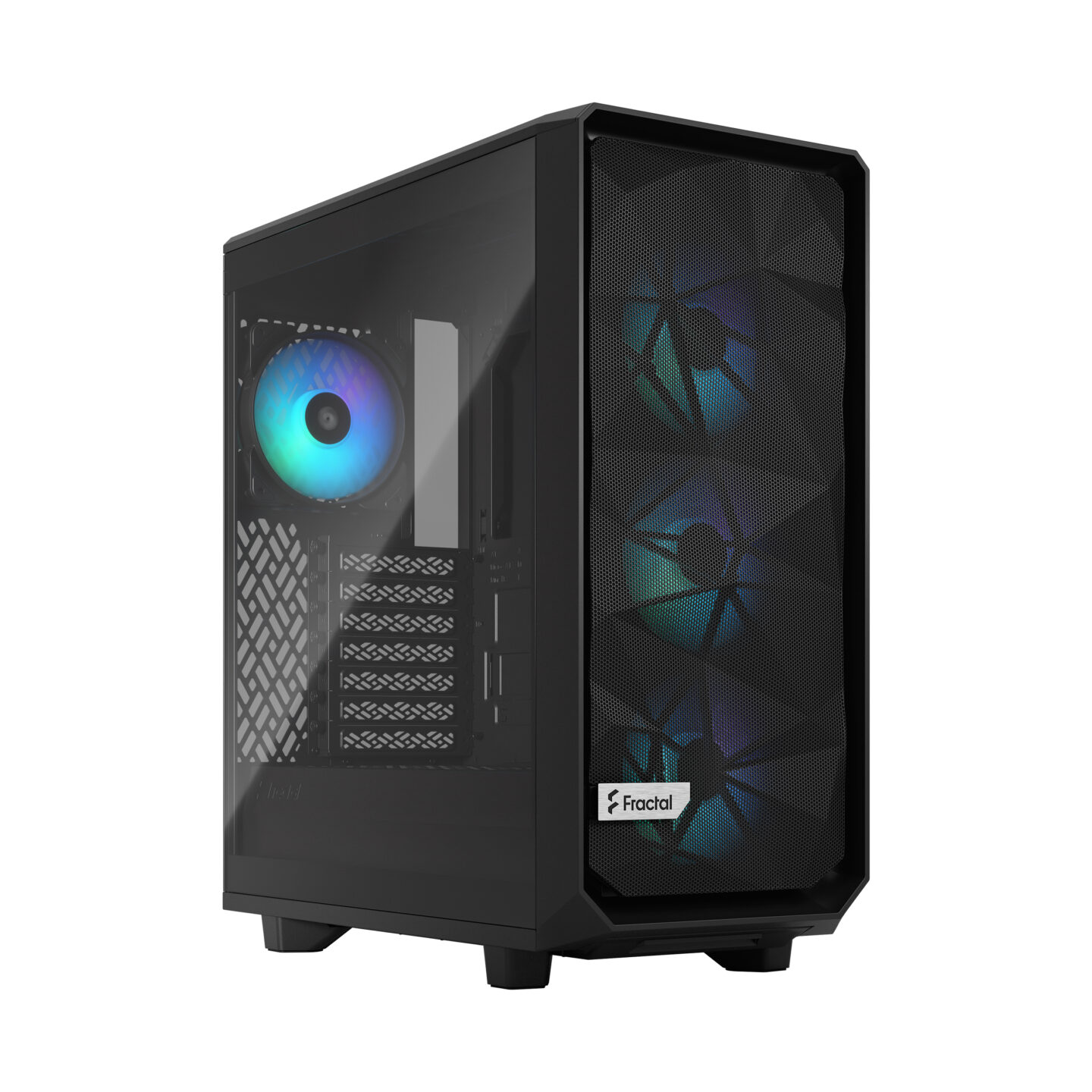 Кутия Fractal Meshify 2 Compact RGB Black TG Light - FD-C-MES2C-06