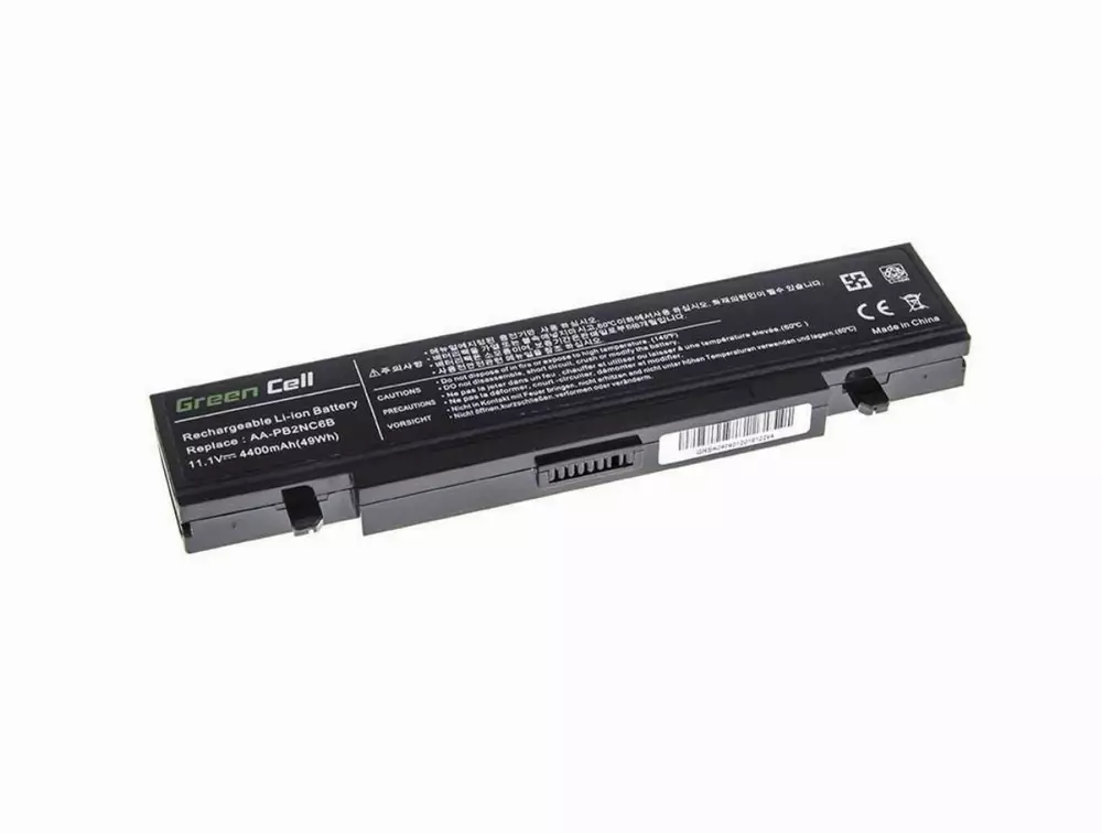 Μπαταρία για φορητό υπολογιστή Samsung NP-P500 NP-R505 NP-R610 NP-SA11 NP-R510 NP-R700 NP-R560 NP-R509 NP-R711 NP-R60 PB2NC3B 10.8V 4400mAh GREEN CELL