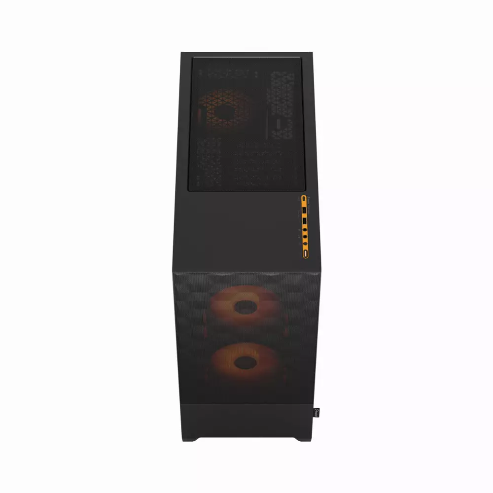 Кутия Fractal Pop Air RGB Orange Core TG Clear - FD-C-POR1A-05