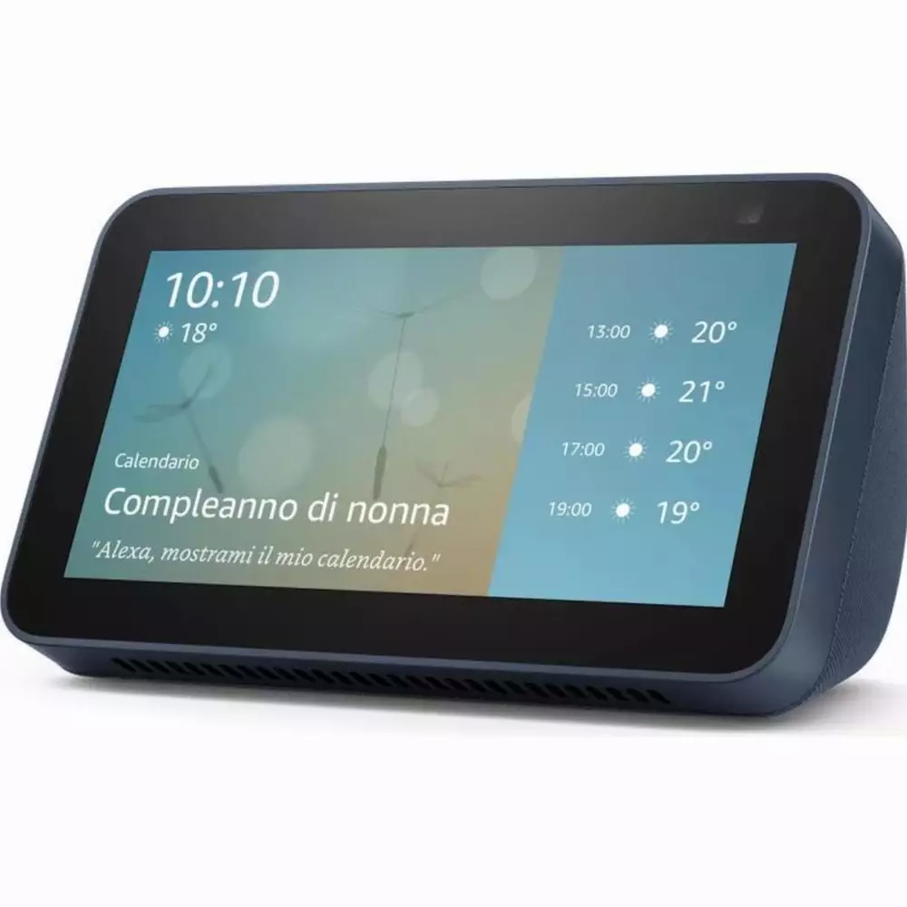 Смарт тонколона Amazon Echo Show 5, 2nd Gen., Сензорен екран, Гласов асистент, Син