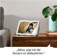 Смарт тонколона Amazon Echo Show 8, Сензорен екран, Гласов асистент, Бял