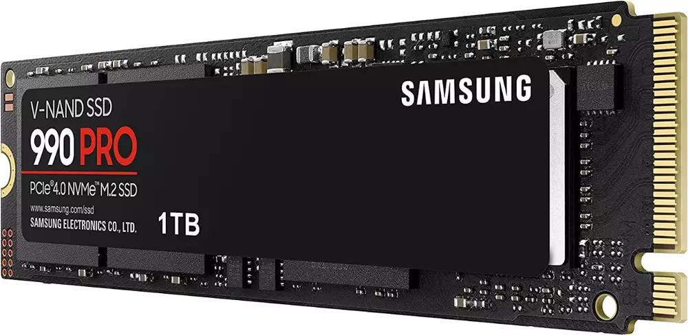 Диск SSD SAMSUNG 990 PRO 1TB M.2 2280 NVMe PCIe Gen 4.0 x4 - MZ-V9P1T0BW