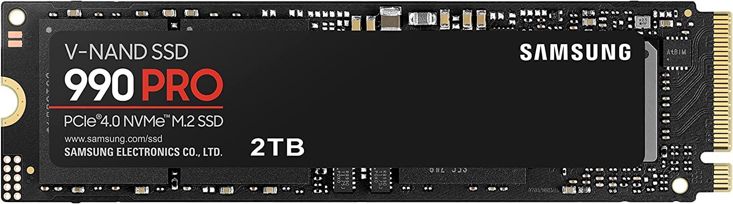Диск SSD SAMSUNG 990 PRO 2TB M.2 2280 NVMe PCIe Gen 4.0 x4 - MZ-V9P2T0BW