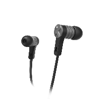 Слушалки Hama "Intense", In-Ear, микрофон, плосък лентов кабел, черни