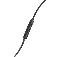 Слушалки Hama "Intense", In-Ear, микрофон, плосък лентов кабел, черни