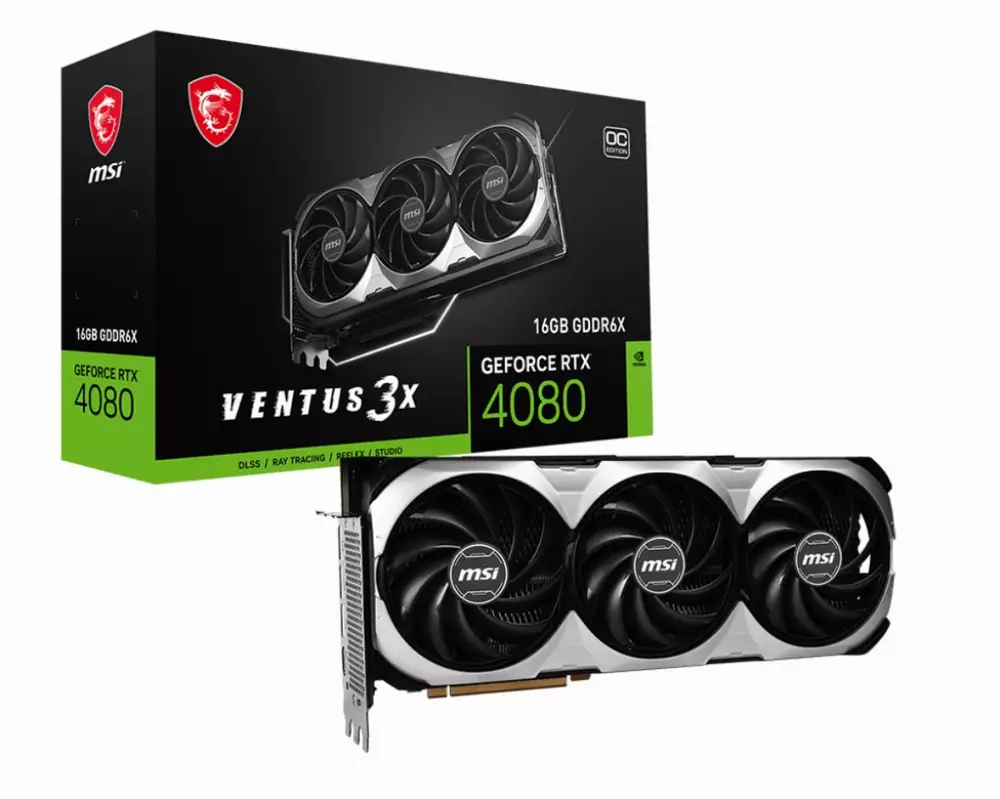 Видео карта MSI RTX 4080 16GB VENTUS 3X OC GDDR6X