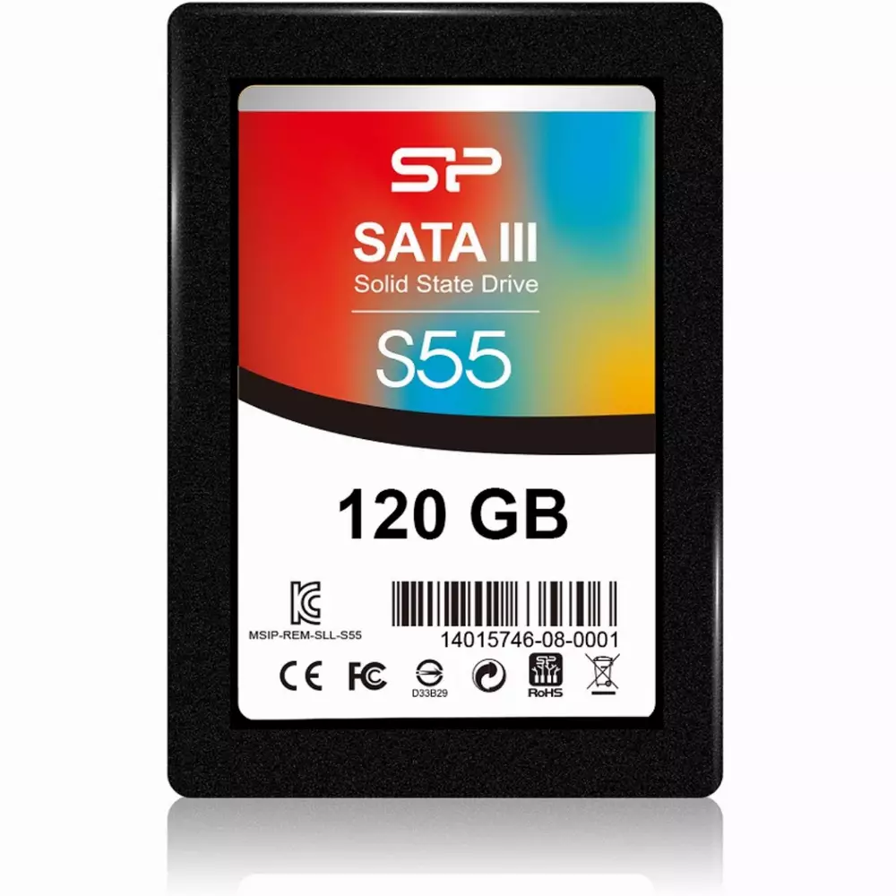 Диск SSD Silicon Power S55 120GB 2.5" SATA3 6Gb/s - SP120GBSS3S55S25