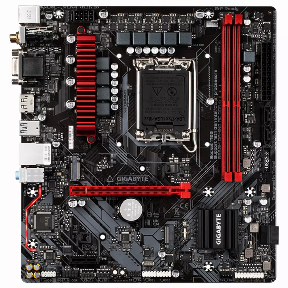 Дънна платка Gigabyte B660M GAMING AC WiFi LGA1700 DDR4
