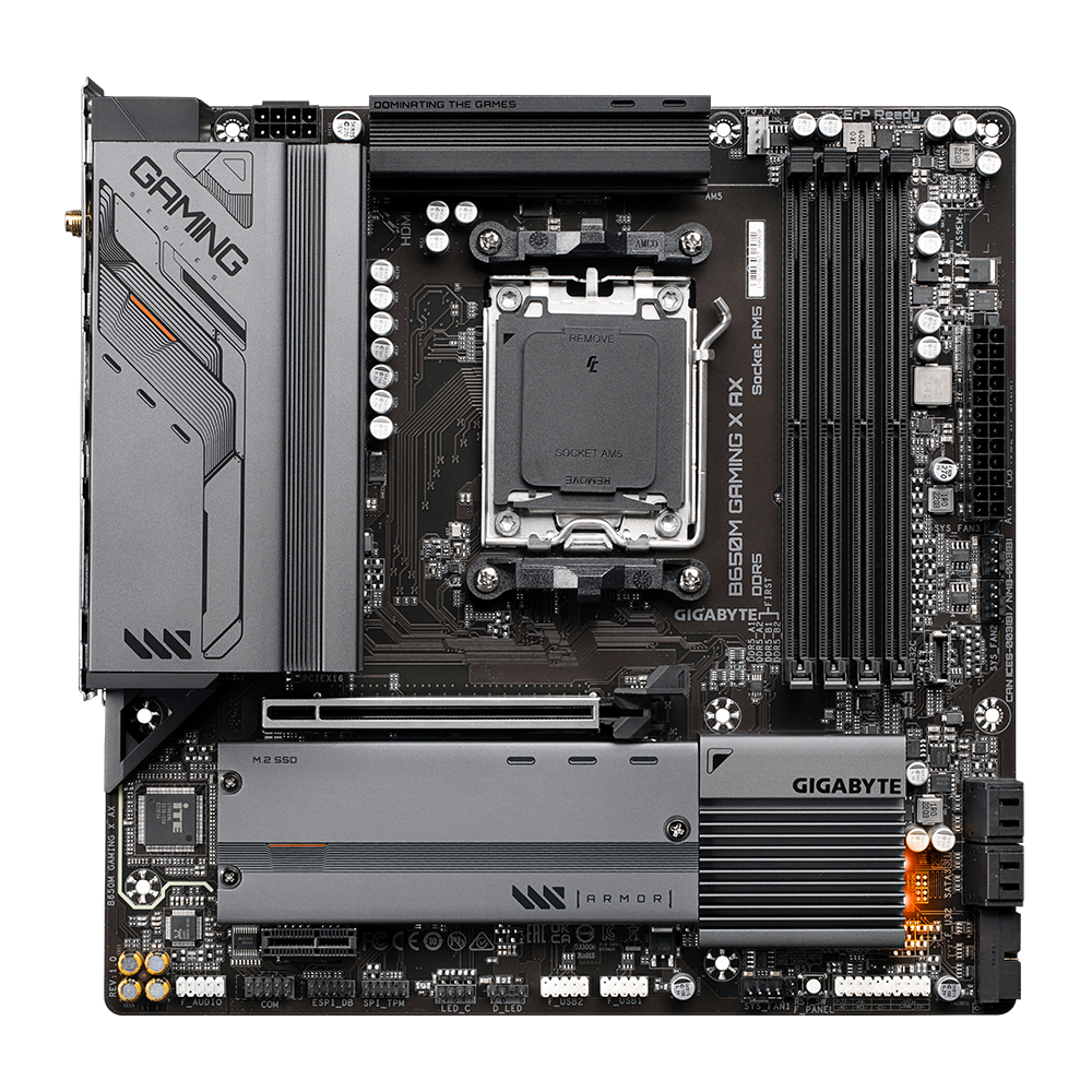 Дънна платка Gigabyte B650M GAMING X AX WiFi 6E AM5