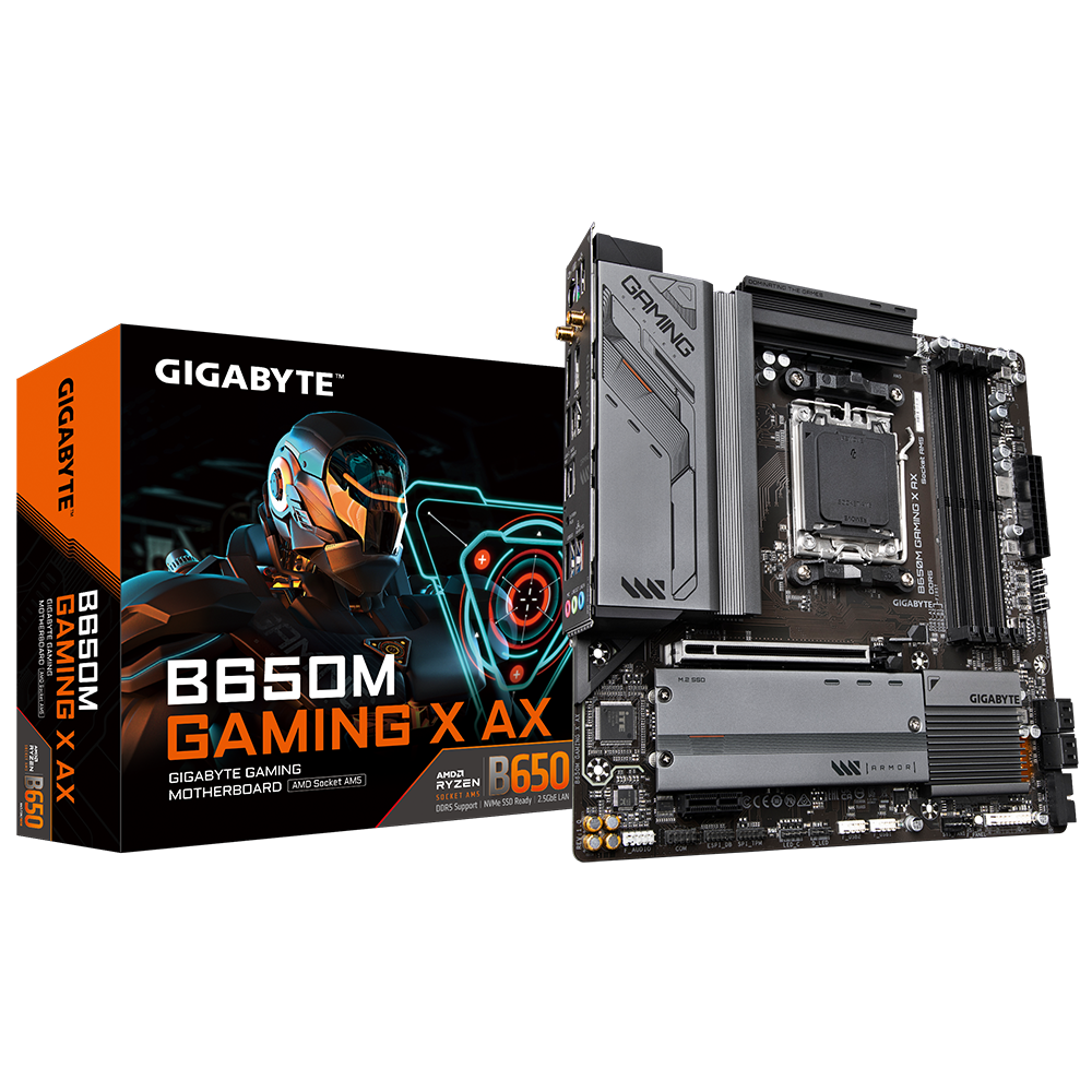 Дънна платка Gigabyte B650M GAMING X AX WiFi 6E AM5