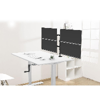 Стойка за 4 монитора Ewent ACT AC8304, За бюро, Регулируема, 32", 8 кг, Черна