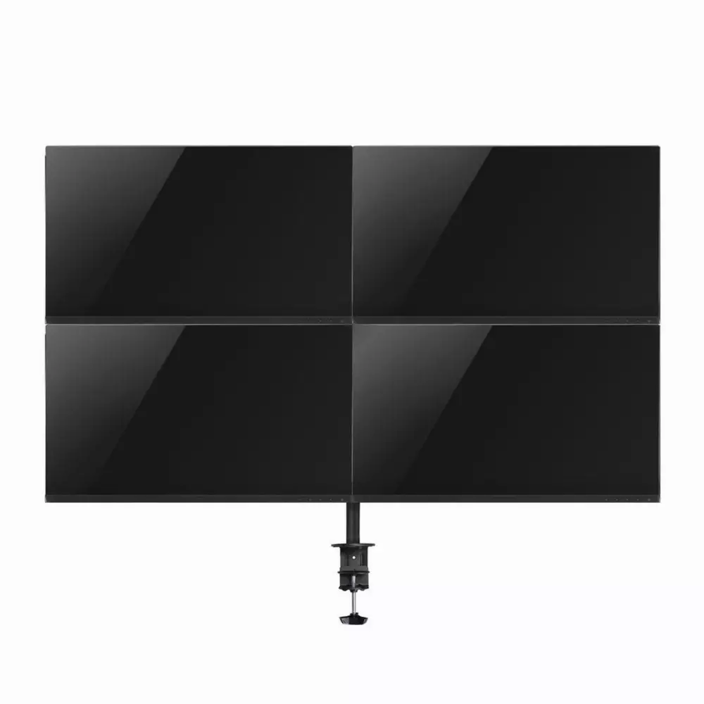 Стойка за 4 монитора Ewent ACT AC8304, За бюро, Регулируема, 32", 8 кг, Черна