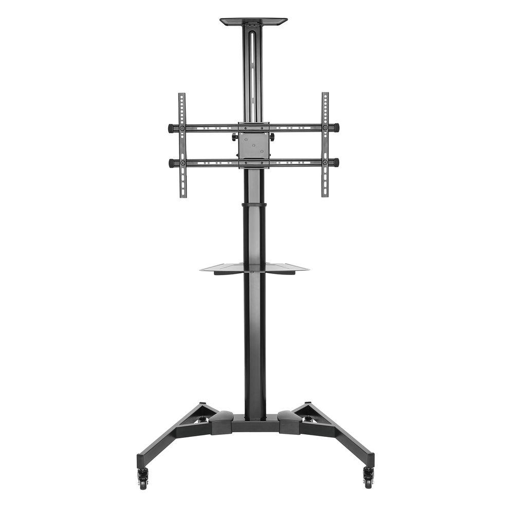Мобилна стойка Ewent ACT AC8370,  За под, Регулируема, 32"-70", VESA, До 50 кг., Черна