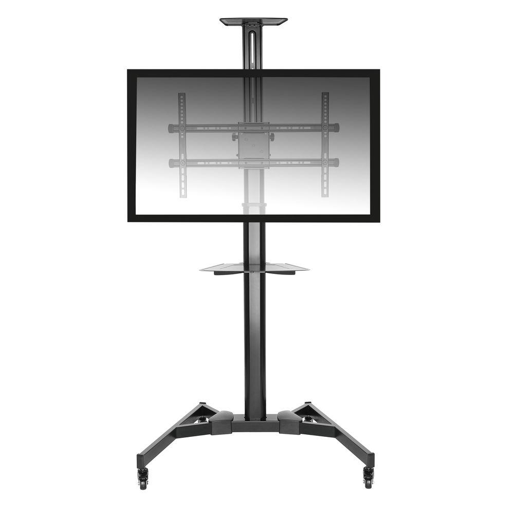 Мобилна стойка Ewent ACT AC8370,  За под, Регулируема, 32"-70", VESA, До 50 кг., Черна