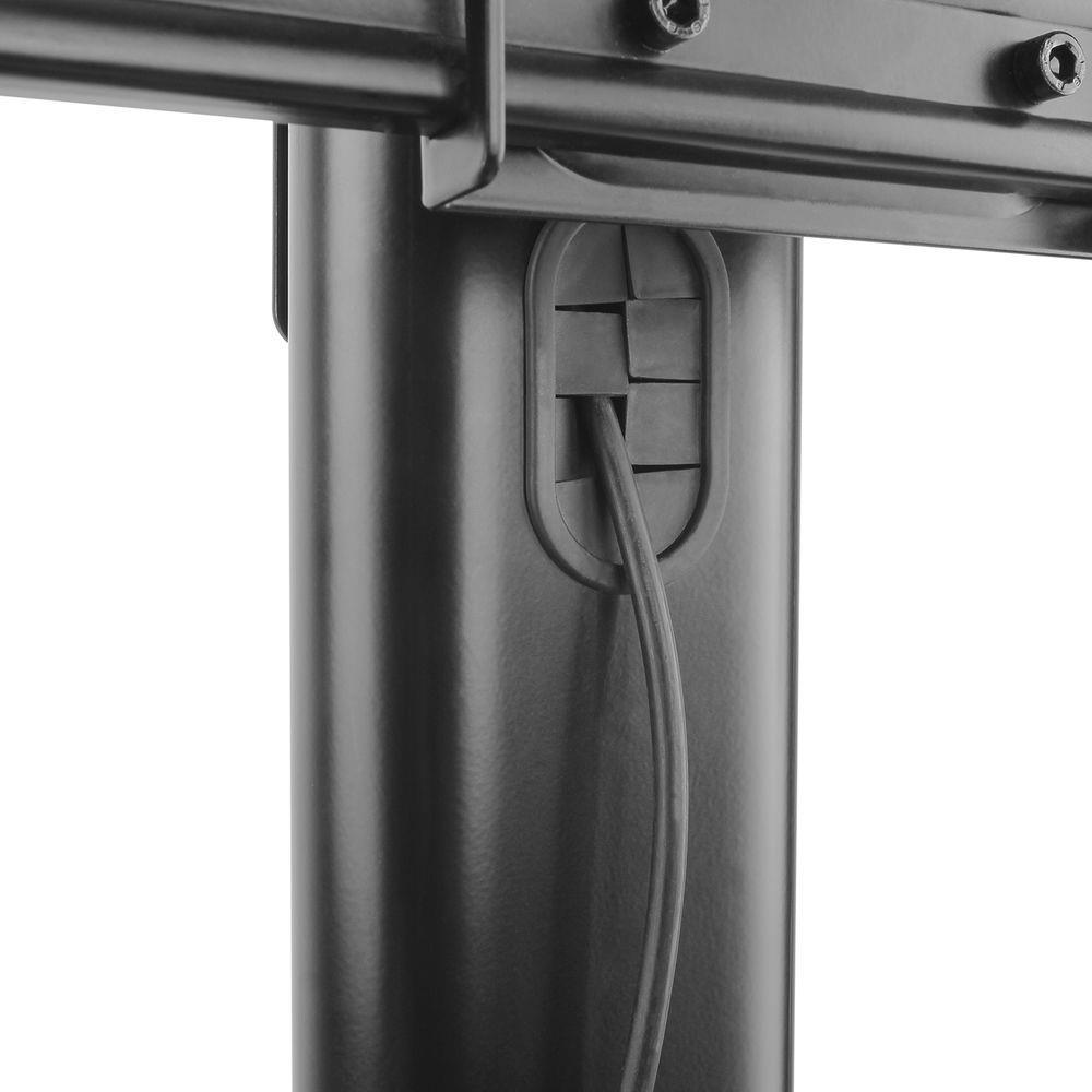 Мобилна стойка Ewent ACT AC8370,  За под, Регулируема, 32"-70", VESA, До 50 кг., Черна