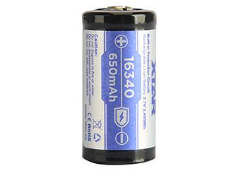 Batterie rechargeable CR-123 LiIon 3,7V 16340 650mAh XTAR