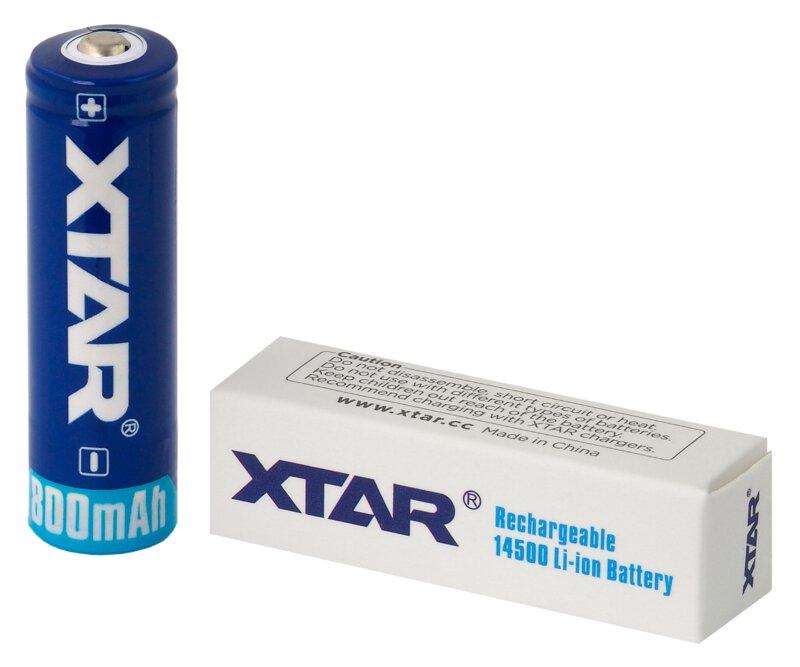 Batterie rechargeable LiIon AA R6 3,7V 800mAh XTAR