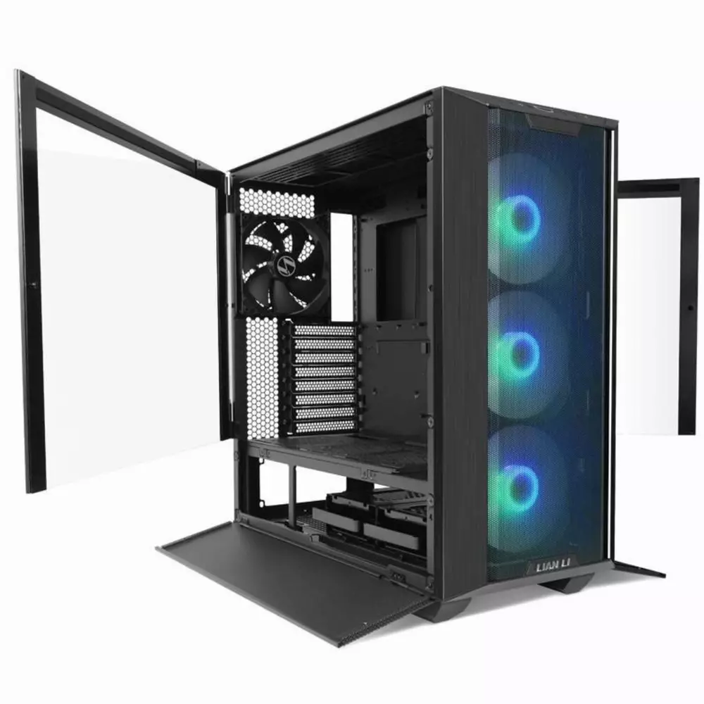 Кутия Lian Li LANCOOL III RGB Mid-Tower Tempered Glass Black