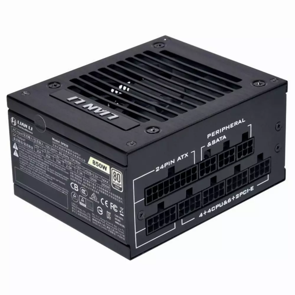 Захранване Lian Li SP850 850W 80 Plus Gold SFX Full Modular PCIe 5.0 12VHPWR