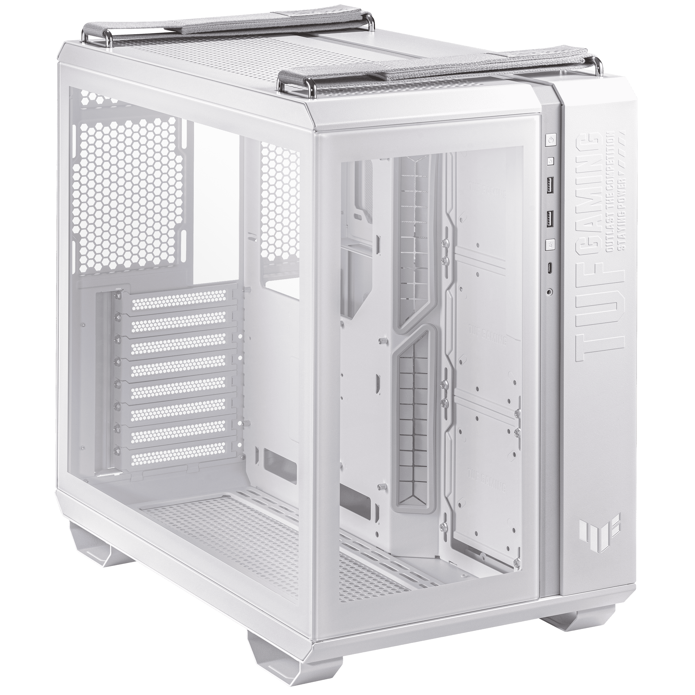Кутия ASUS TUF Gaming GT502 White Edition Mid-Tower Aura Sync RGB