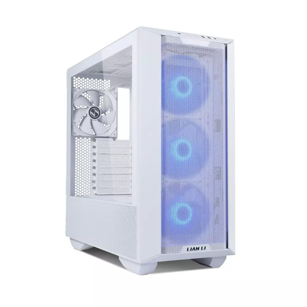 Кутия Lian Li LANCOOL III RGB Mid-Tower Tempered Glass White