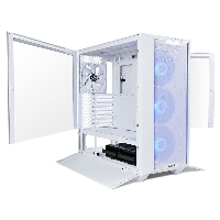 Кутия Lian Li LANCOOL III RGB Mid-Tower Tempered Glass White
