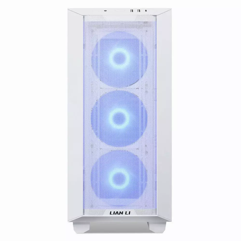 Кутия Lian Li LANCOOL III RGB Mid-Tower Tempered Glass White