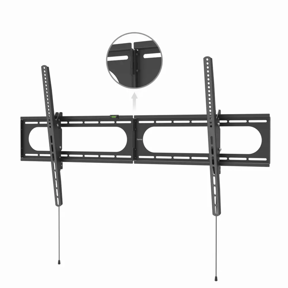 Mетална стойка TV Hama TILT "Strong", 305 см (120"), 1100 x 600, Черна