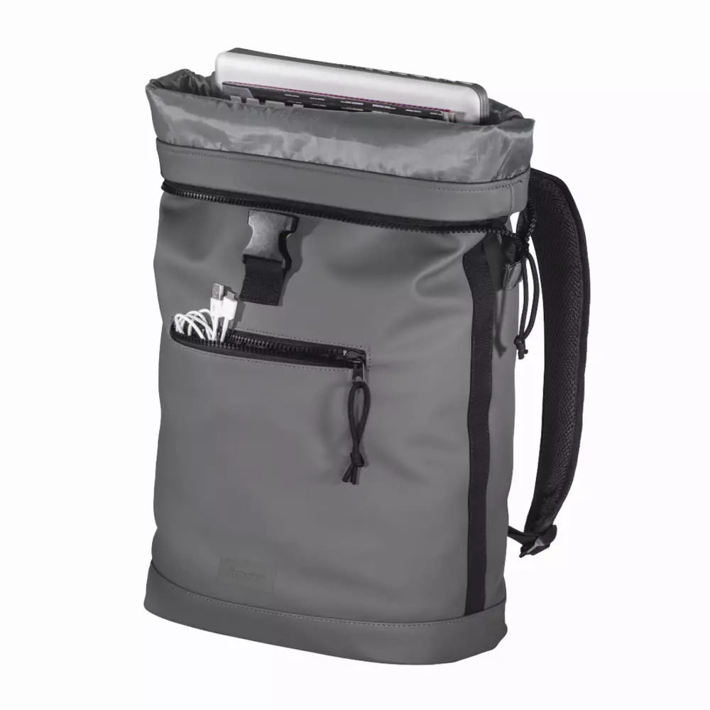 HAMA Раница Roll-top Merida за 15.6" лаптоп, светло сива