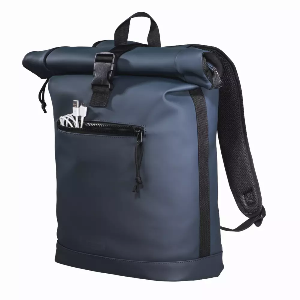 HAMA Раница Roll-top Merida за 15.6" лаптоп, тъмно синьо