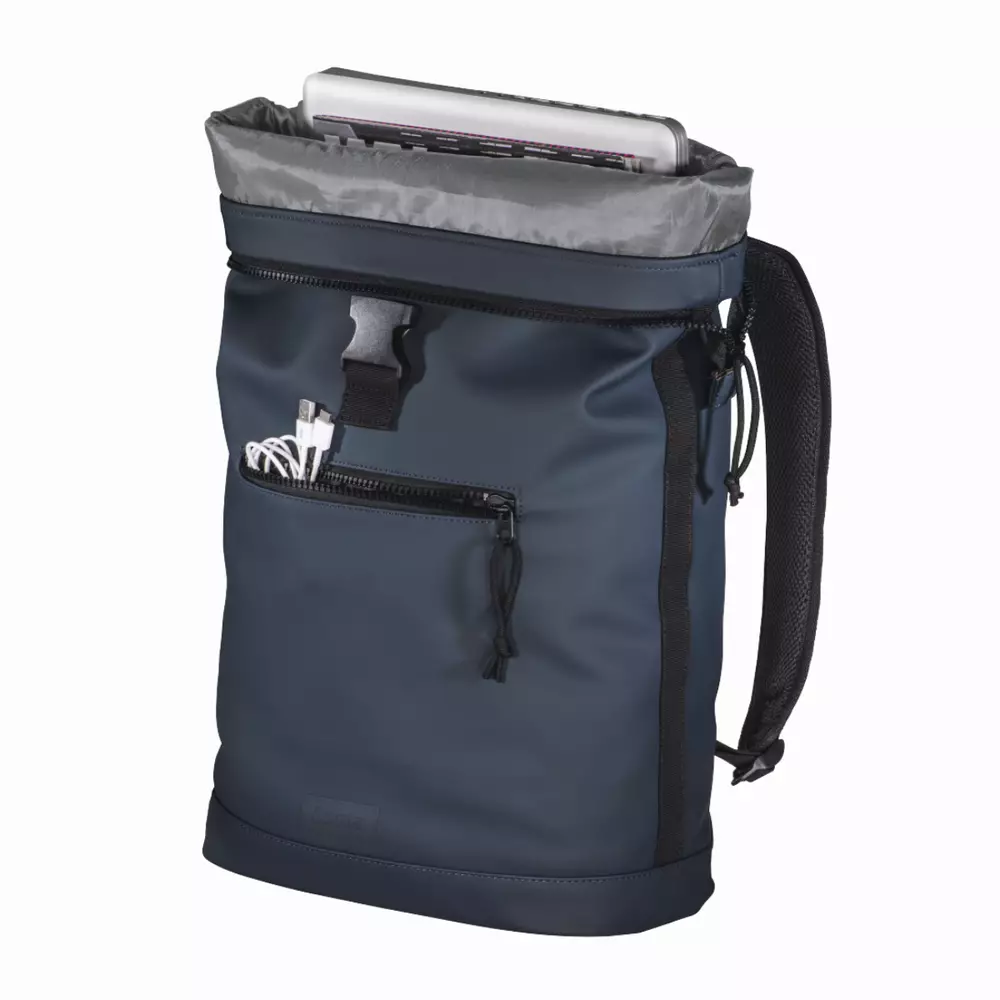 HAMA Раница Roll-top Merida за 15.6" лаптоп, тъмно синьо