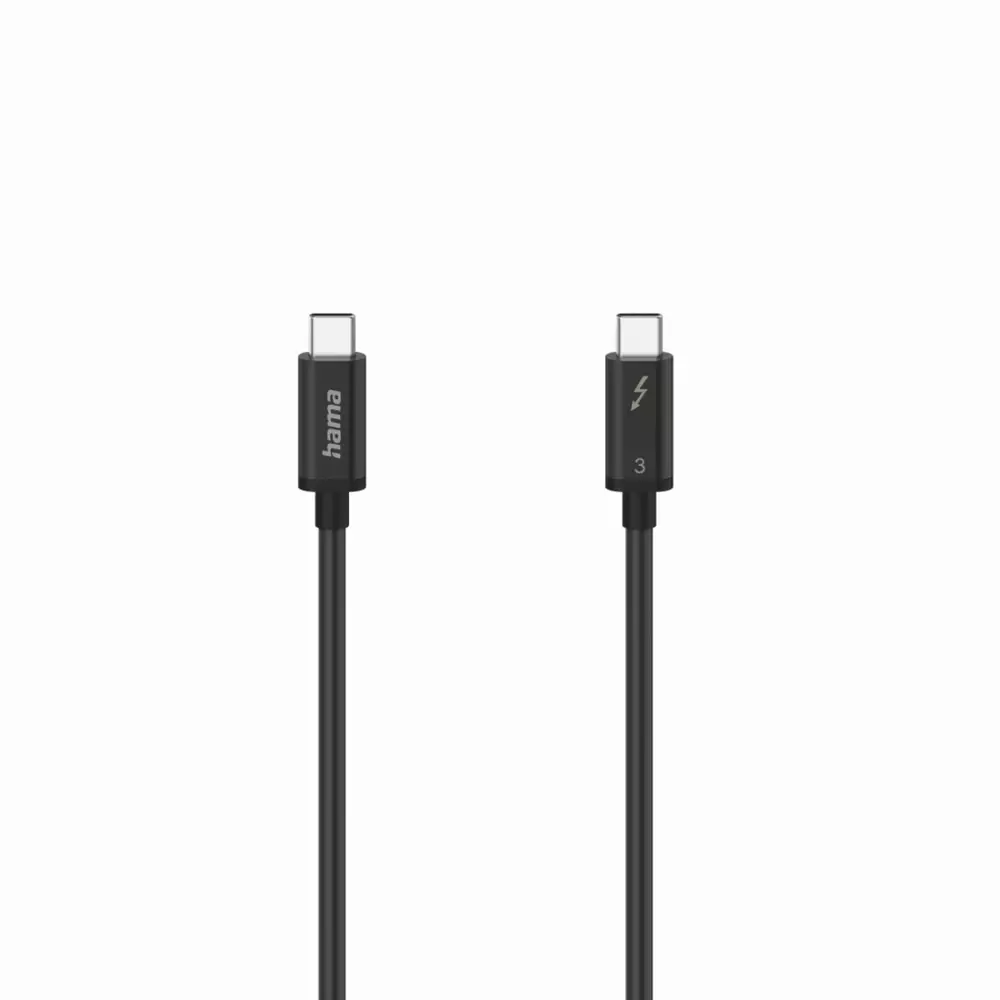 Кабел USB-C Thunderbolt &trade; 3, 40 Gbps, 5A, 40Gbit.s,100W, Ultra-HD 5K, 0.5м