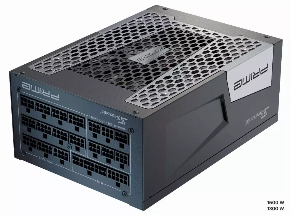 Захранване Seasonic PRIME TX-1300 PSU 1300W 80 Plus Titanium PCIe Gen 5 - SSR-1300TR