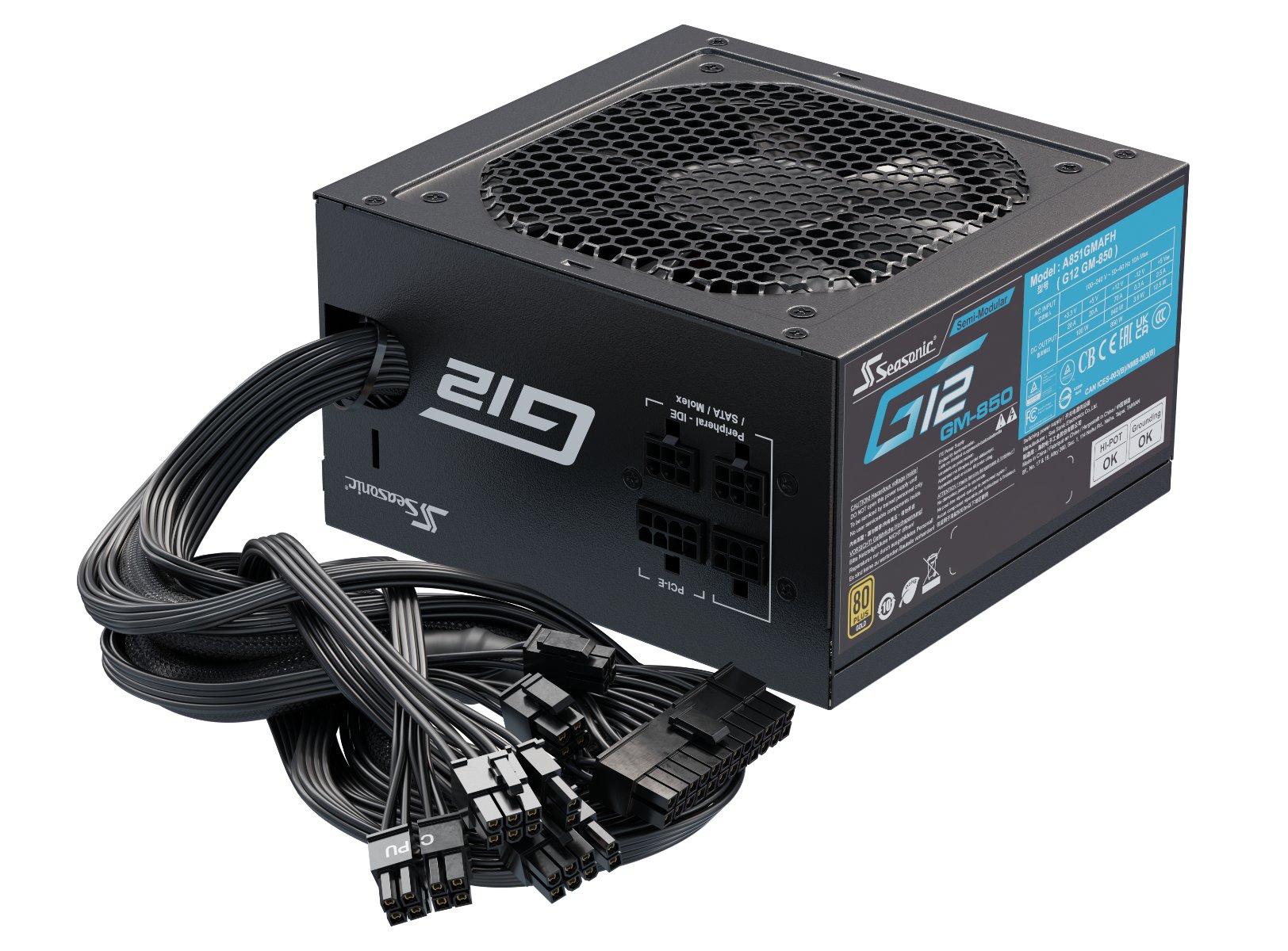 Захранване Seasonic G12 GM-850 PSU 850W 80 Plus Gold
