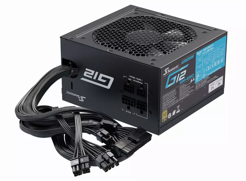 Захранване Seasonic G12 GM-650 PSU 650W 80 Plus Gold 