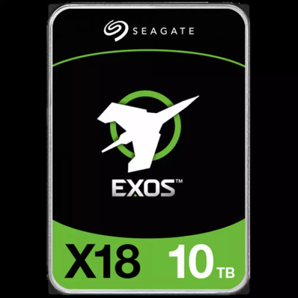 Твърд диск Seagate Exos X18 10TB 3.5" SATA 3 7200RPM 256MB - ST10000NM018G