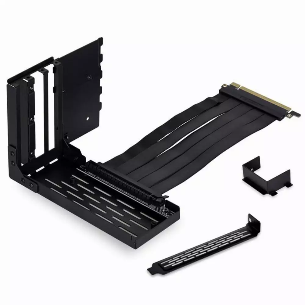 Lian Li GPU Брекет и кабел за вертикален монтаж на видео карта за O11 Dynamic EVO и Lancool III - Черен