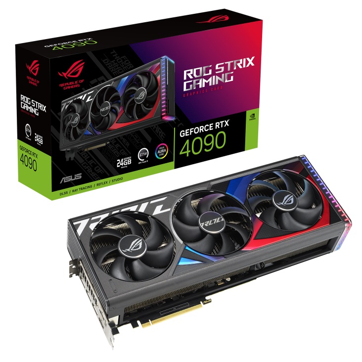 Видео карта ASUS ROG STRIX GeForce RTX 4090 24GB GDDR6X