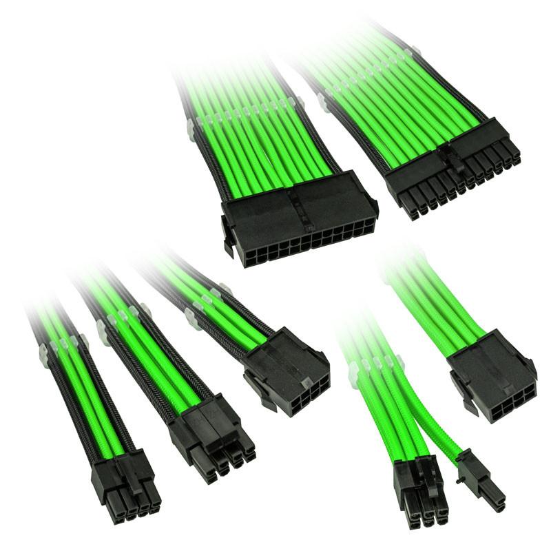 Комплект оплетени кабели Kolink Core Green