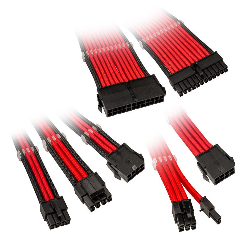 Комплект оплетени кабели Kolink Core Red
