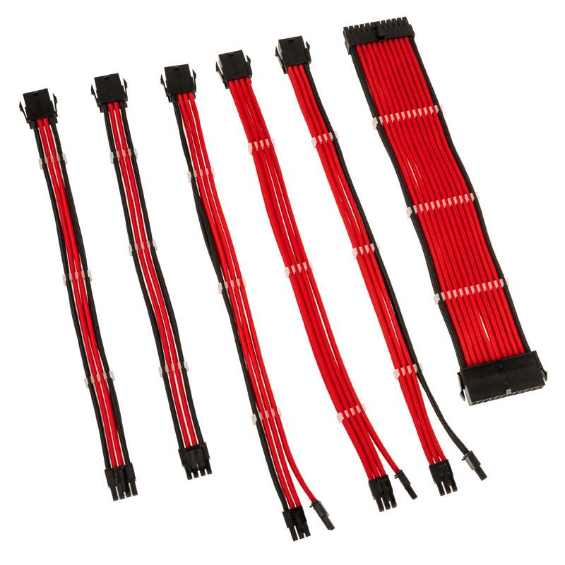 Комплект оплетени кабели Kolink Core Red