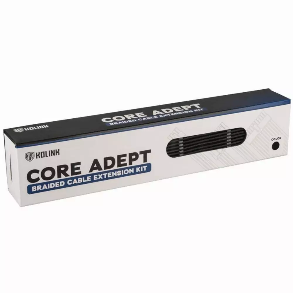 Комплект оплетени кабели Kolink Core Black