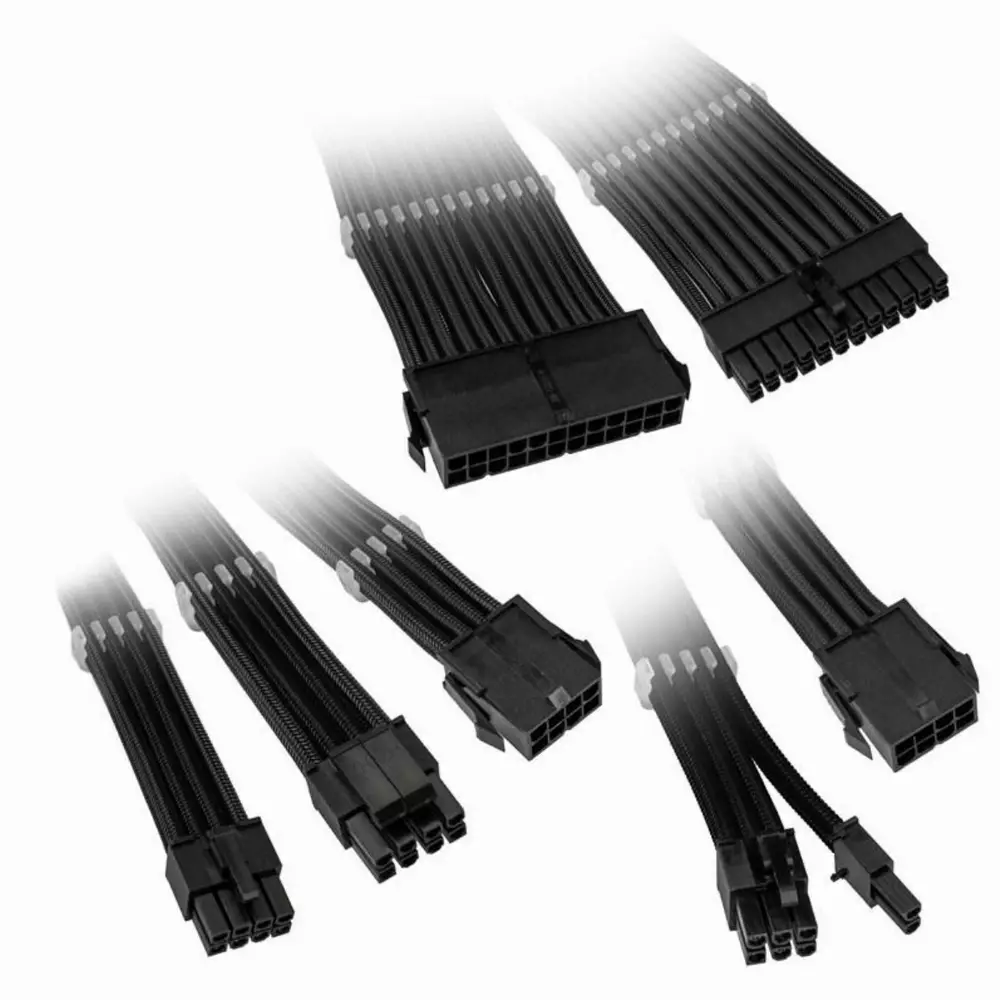 Комплект оплетени кабели Kolink Core Black