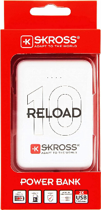 Външна батерия SKROSS RELOAD 10, 10000 mAh, Бял