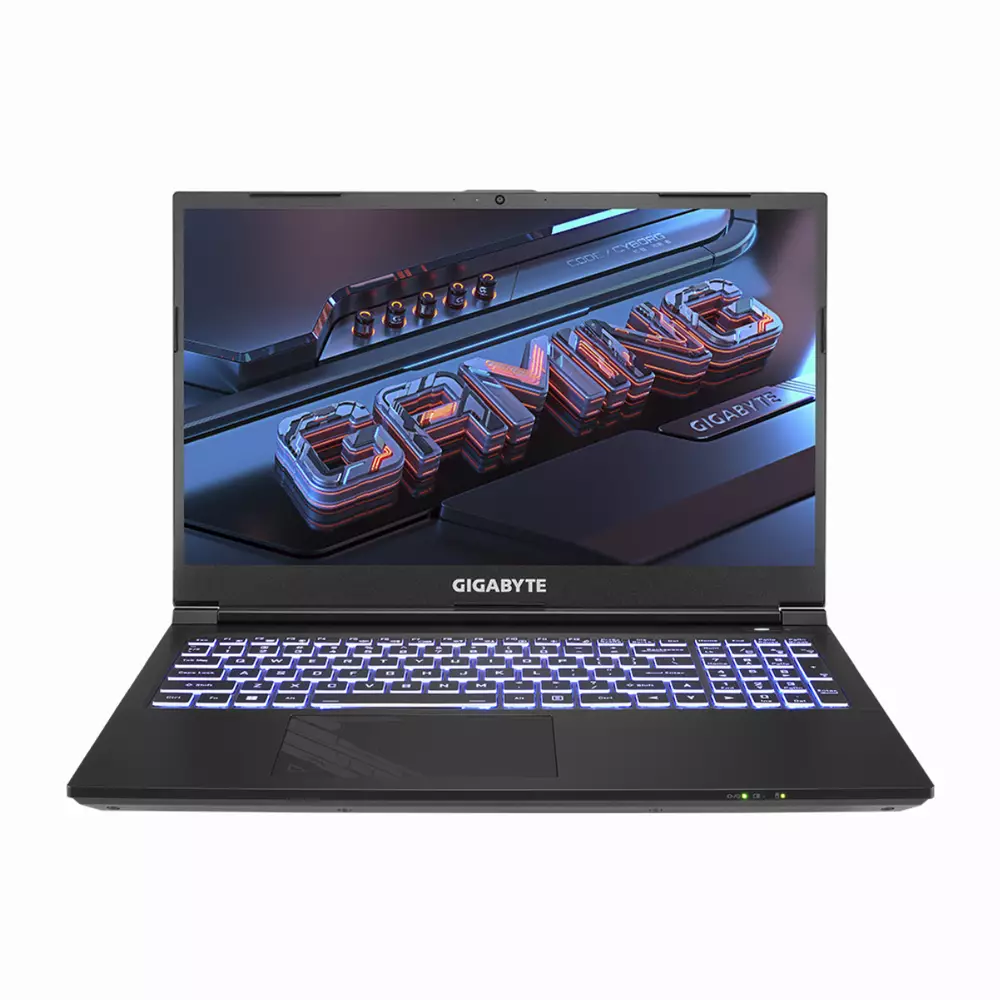 Лаптоп GIGABYTE G5 ME 15.6" FHD 144Hz IPS, Inte i5-12500H 2.5 Ghz , 2 x 8GB DDR4, 512GB SSD Gen4, RTX 3050 4GB, Free DOS