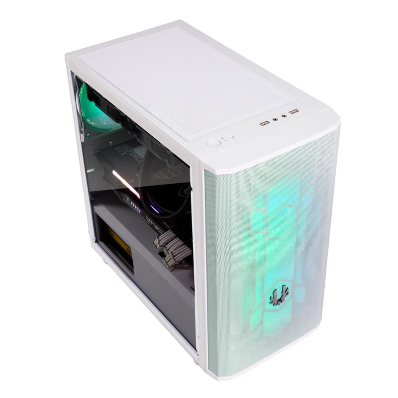 Кутия Bitfenix Nova Mesh M ARGB White