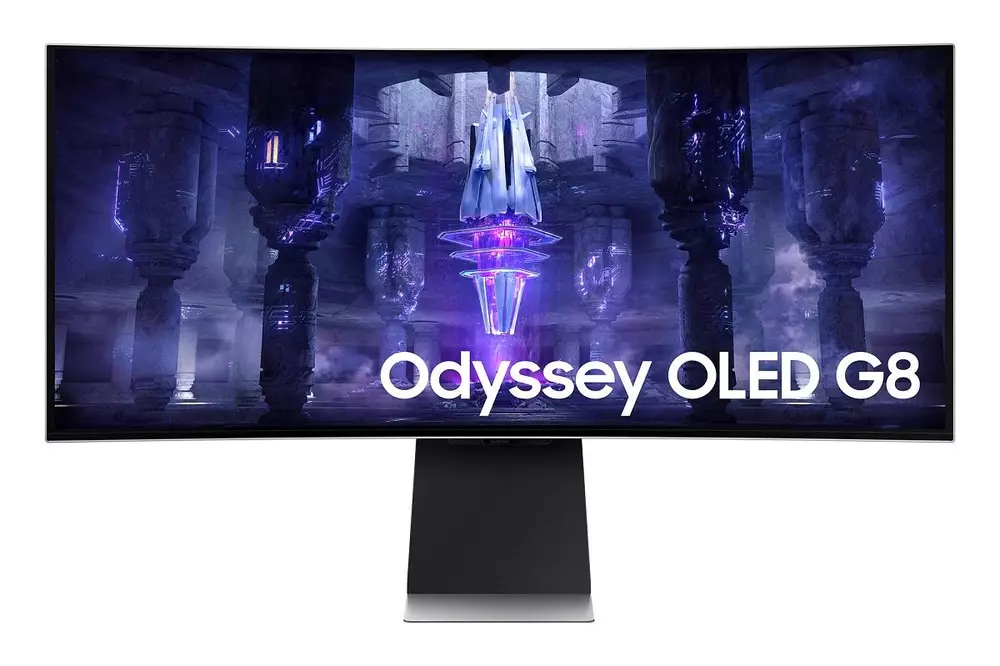 Монитор Samsung Odyssey OLED G8 G85SB 34" Curved, WQHD 3440x1440, 175 Hz, 0.1ms, HDR, USB Type-C, AMD FreeSync Premium